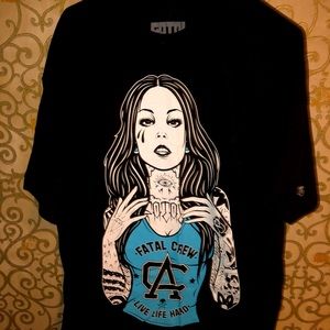 Fatal Crew Tatted Up Chick T-Shirt
